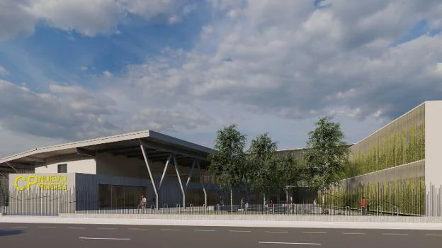 El colegio de Nuevo Roces abrirá en 2025 y tendrá un pabellón deportivo semienterrado