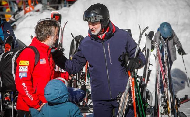 El rey Felipe VI, de escapada en Sierra Nevada