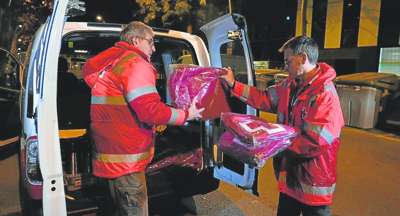 El intenso frío dispara la atención en albergues y comedores sociales