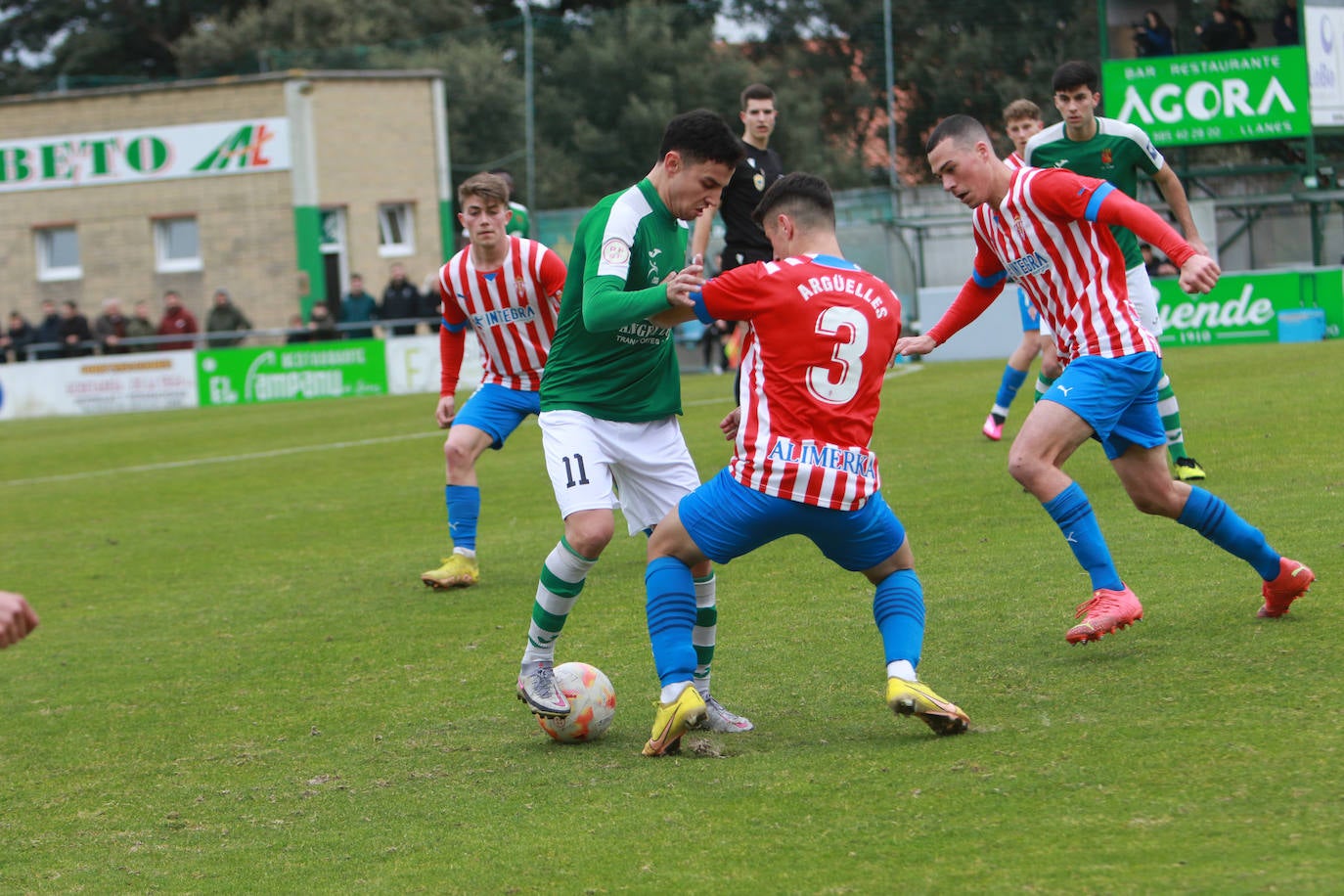 Las mejores jugadas del Llanes - Sporting B