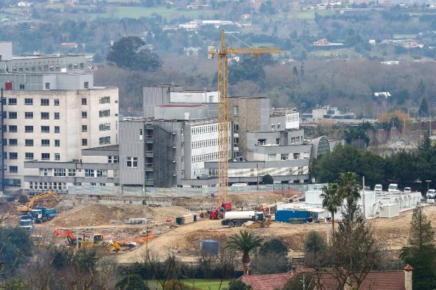 Comienza la cimentación en la obra para ampliar Cabueñes