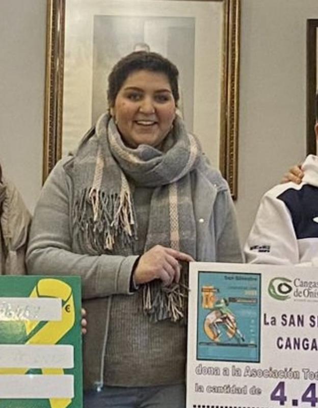 Adiós a Andrea Alonso, la canguesa que luchaba contra un sarcoma de Ewing