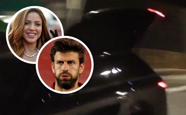 Sorprenden a Piqué saliendo apresurado de casa de Shakira con el maletero abierto