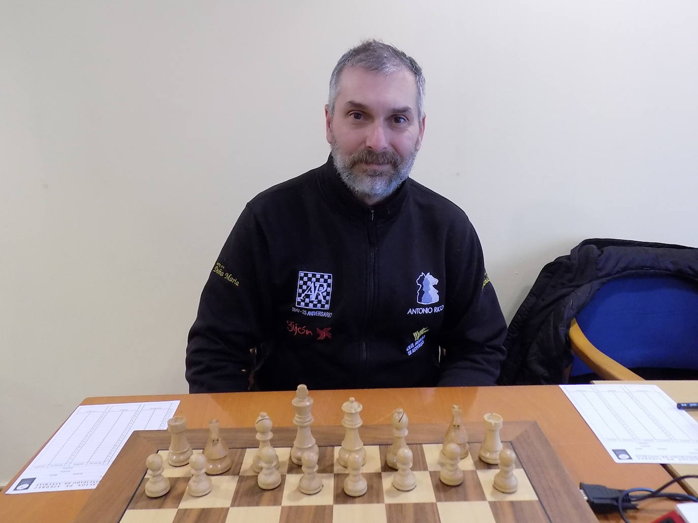 Sergio Arias, campeón de Asturias de veteranos