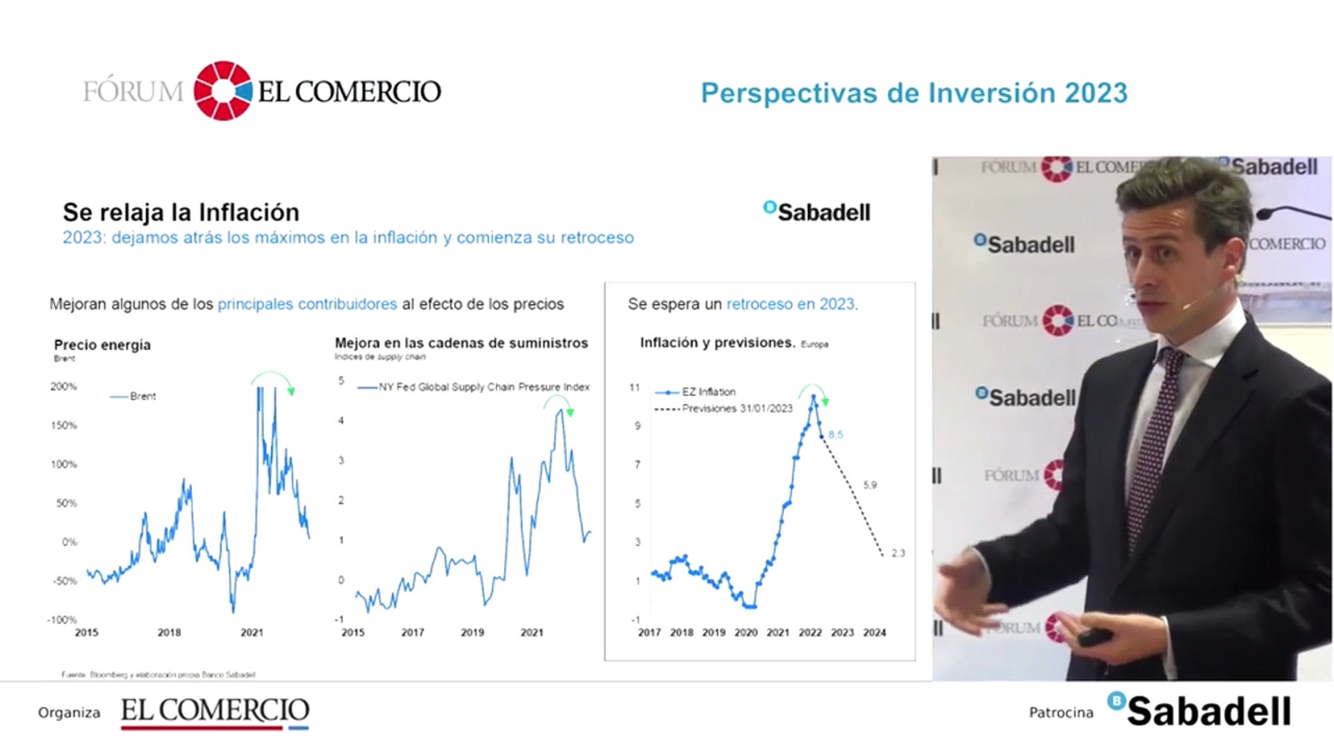 «La inflación va a ir moderándose en 2023»