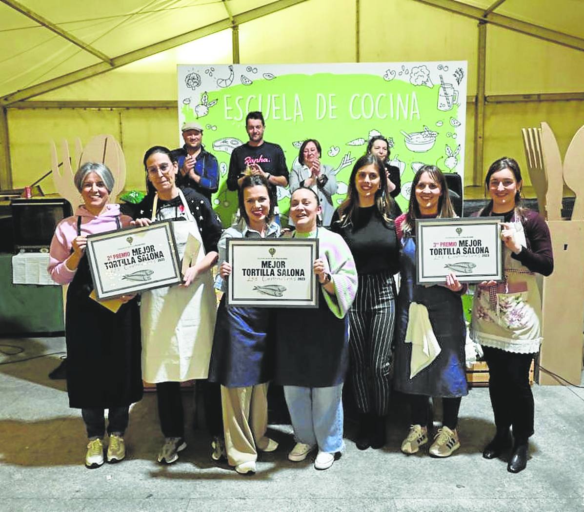 «Ganas y actitud» en el primer día de Les Comadres