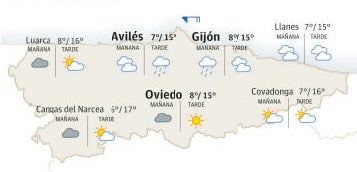 Descenso de temperaturas para este domingo