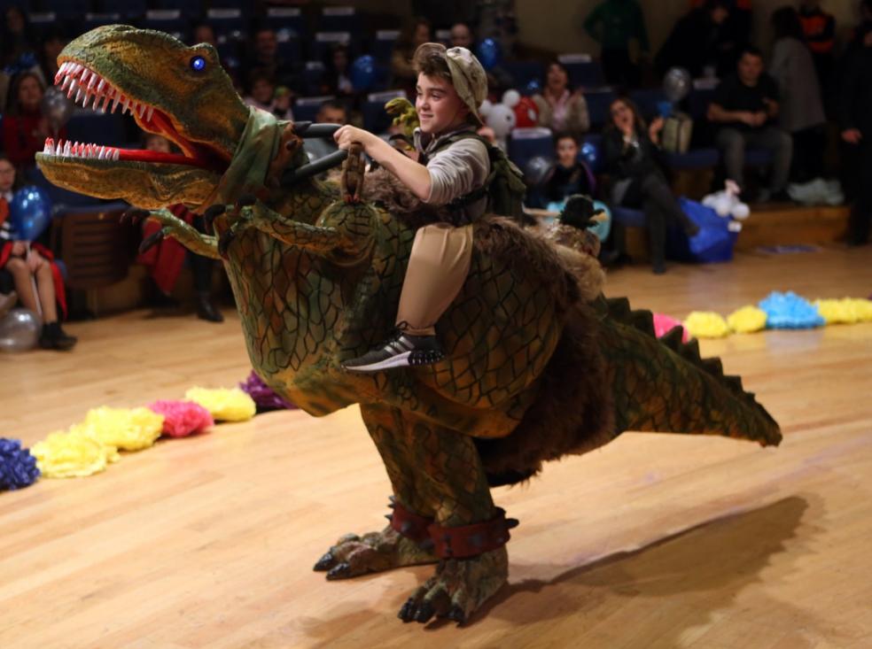 El T-rex vuelve por Carnaval