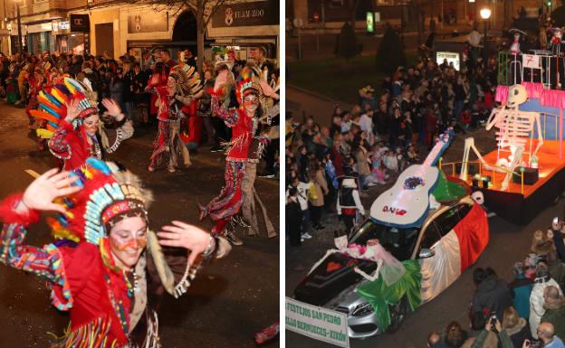 'Los Mazcaraos' ganan como charanga en el Antroxu de Gijón y la mejor carroza es para la sociedad de festejos de Castiello