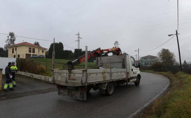 Cae una parte del cableado eléctrico de San Claudio