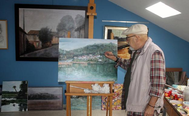 Fallece el pintor moscón Juan de la Fuente a los 74 años, impulsor de ArtGrado