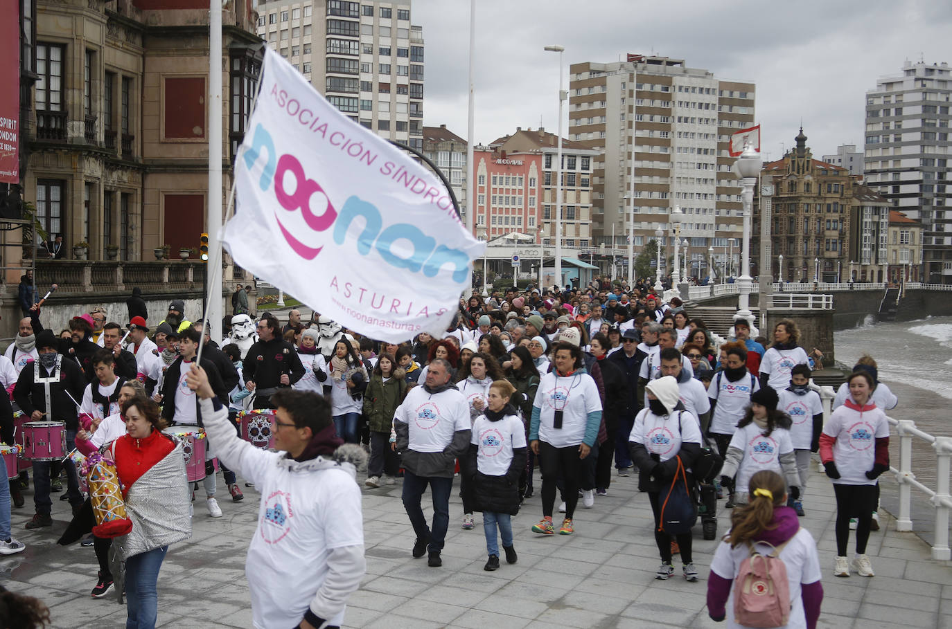 Marcha en Gijón por el síndrome de Noonan