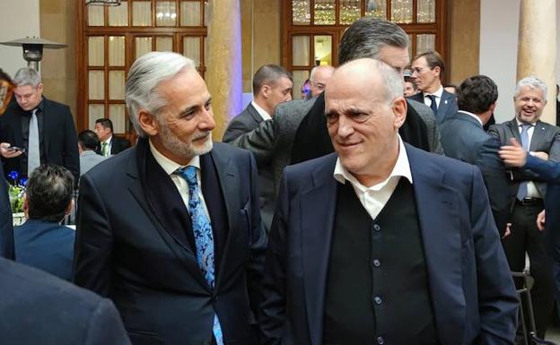 Tebas: «En el fútbol no hablo de buenas y malas relaciones, parecería mamoneo»