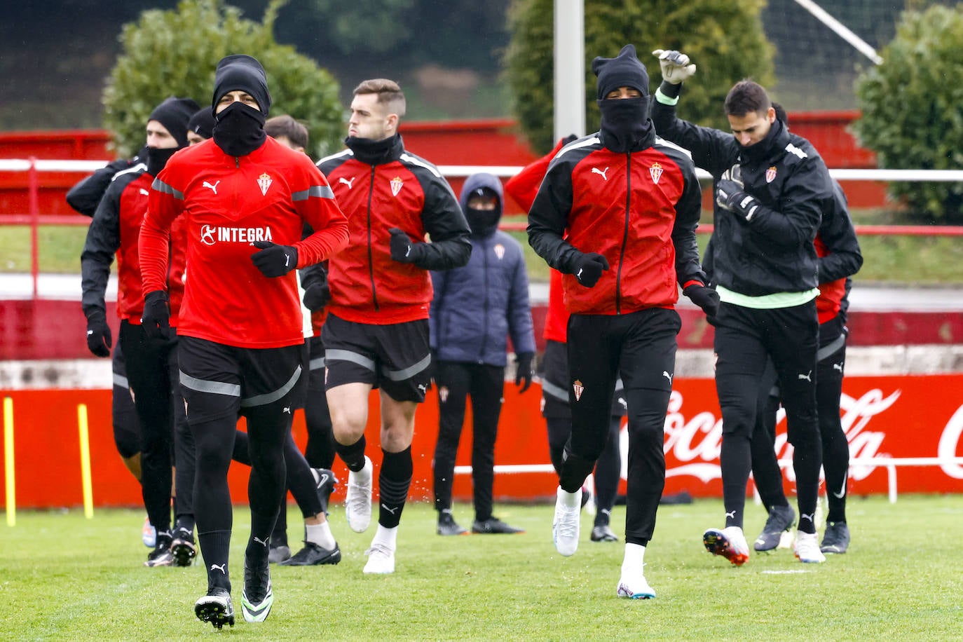 Entrenamiento del Sporting (01/03/2023)