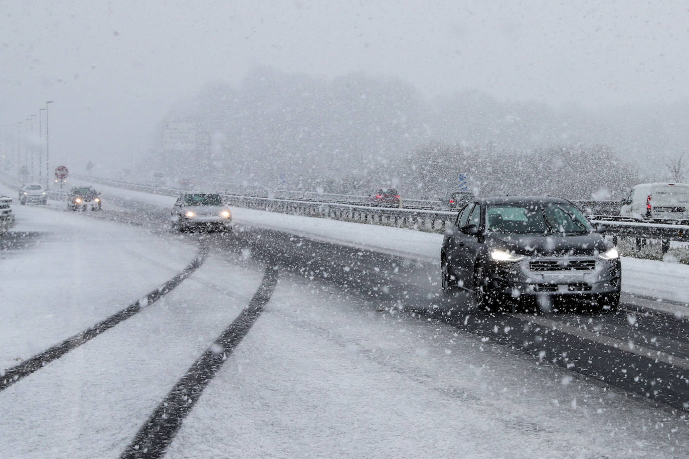 Nieve y frío en Asturias