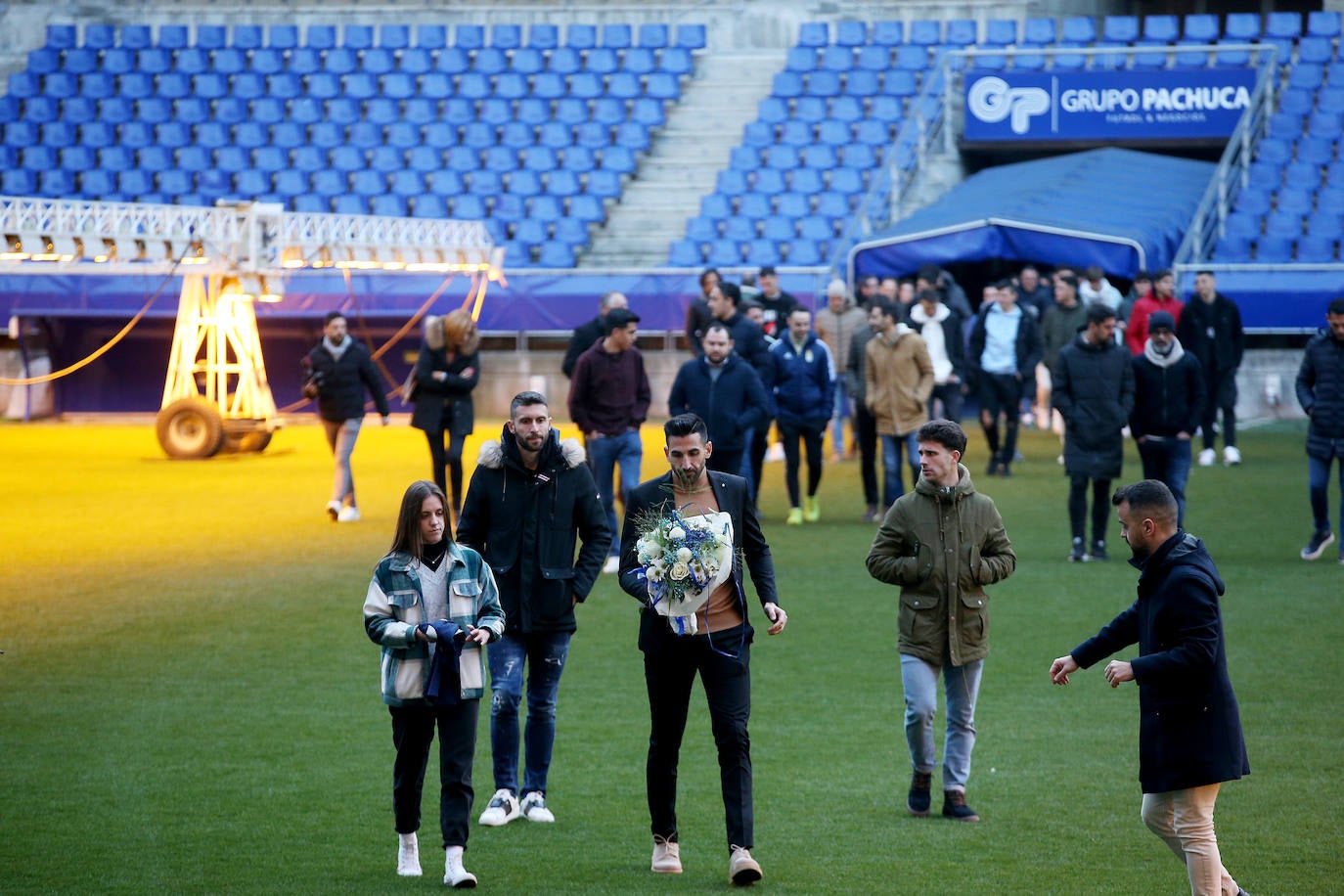 Sentido homenaje a Pelayo Novo en el Carlos Tartiere