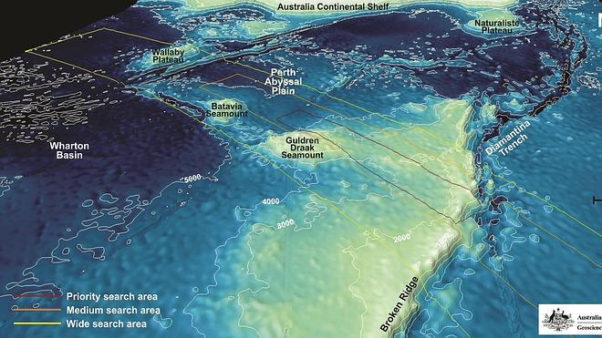 Publican imágenes del fondo oceánico donde se busca al avión del vuelo MH370