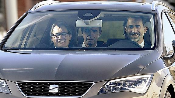 El Rey y Mas, juntos en la víspera del día de la Constitución