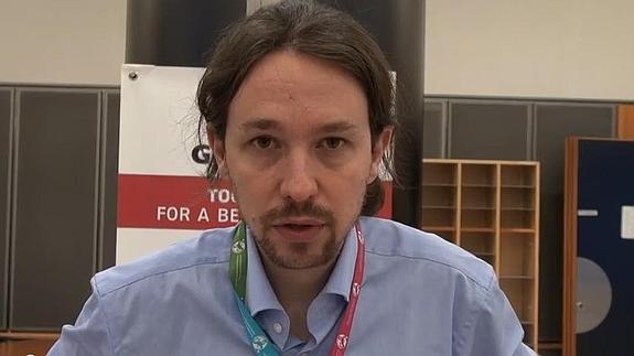 Pablo Iglesias pide el voto para Syriza