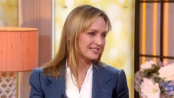 Al maquillador de Uma Thurman se le fue la mano