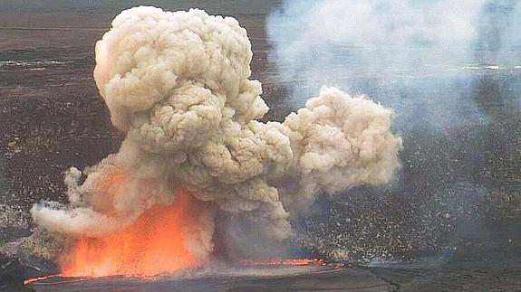 El volcán Kilauea, atracción turística