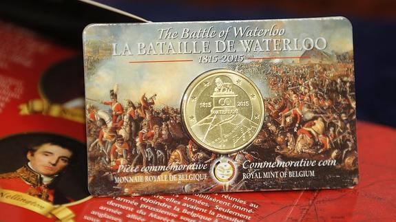 Bélgica acuña una moneda de 2,5 euros sobre Waterloo pese al rechazo francés