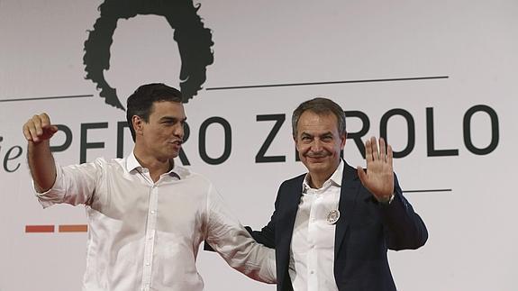 Zapatero homenajea a Zerolo y a España como país pionero en el matrimonio gay