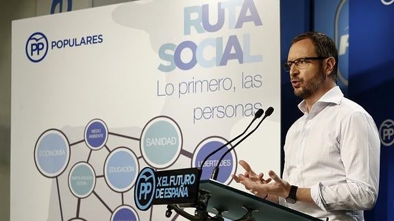 Maroto dice que la corrupción del PP «le da tanto o más asco» que la del PNV, el PSOE o CDC