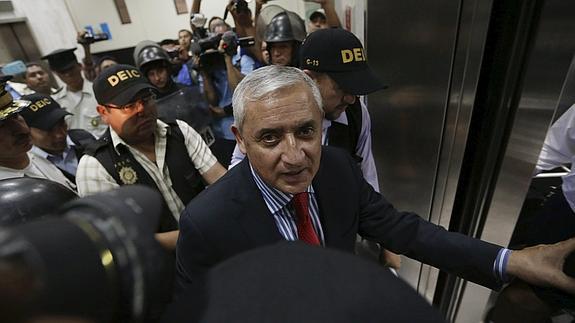 La justicia guatemalteca decreta prisión provisional para Pérez Molina