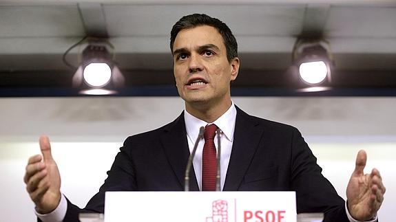 Sánchez: «Vamos a trabajar por un Ejecutivo de cambio progresista»