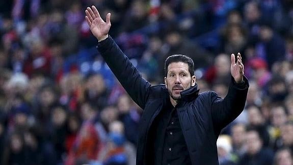 Simeone: «Lo mejor es que los que entran tratan de resolver»