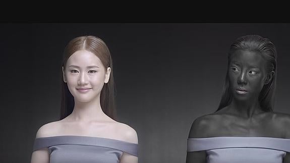 Escándalo en Tailandia por una publicidad sobre un blanqueante de piel