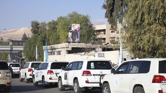 Un nuevo convoy humanitario se dirige a Madaya