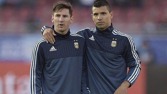 Agüero: «Le he dicho a Messi que Mánchester es el sitio ideal para jugar»