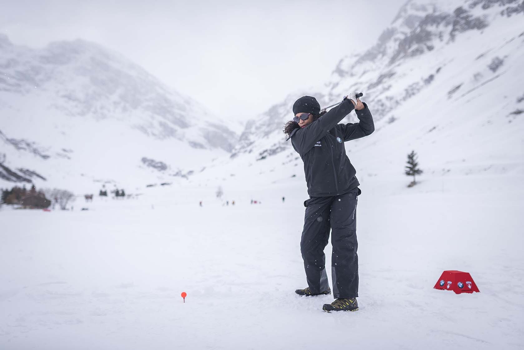 El mejor golf sobre nieve regresa a Francia