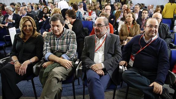 Los 'barones' del PSOE elogian a Madina pero evitan abrir un conflicto interno por su lugar en la lista