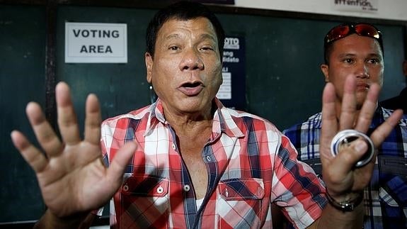 Rodrigo Duterte, un provocador antisistema, nuevo presidente filipino