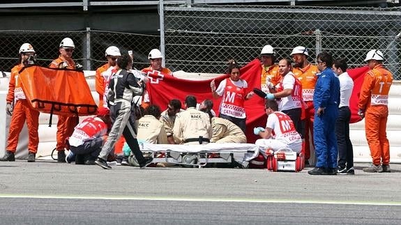 Fallece Luis Salom tras un grave accidente en Montmeló