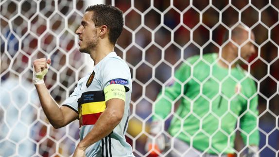 Hazard lanza a una fabulosa Bélgica