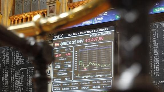 El Ibex supera los 8.600 puntos impulsado por Mapfre y Santander