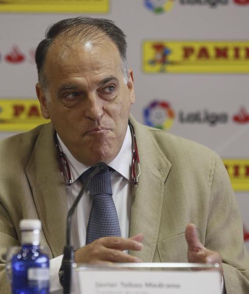 Javier Tebas: «Villar está muy desvinculado del fútbol europeo y mundial»