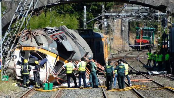 Diez personas siguen hospitalizadas tras el accidente de tren de O Porriño