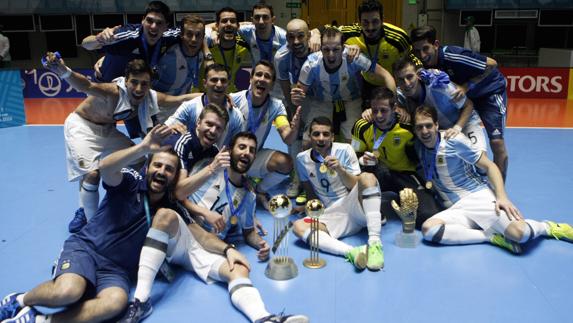 Argentina conquista su primer título mundial de fútbol sala