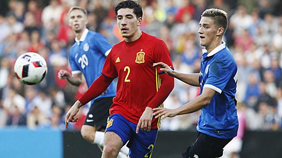 España gana y espera rival para la repesca de la Eurocopa sub-21