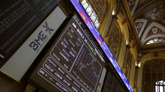 El Ibex-35 salva los 8.600, pese a su caída del 0,10%