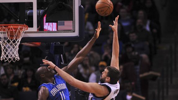 Marc Gasol, el héroe de la victoria de Grizzlies ante Magic