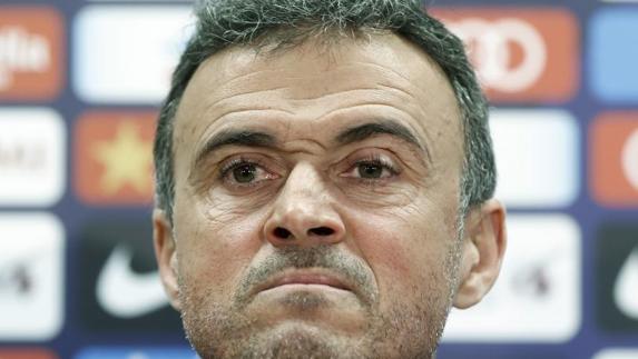 Luis Enrique: «Mis jugadores son los que sufren más faltas y son más sancionados»