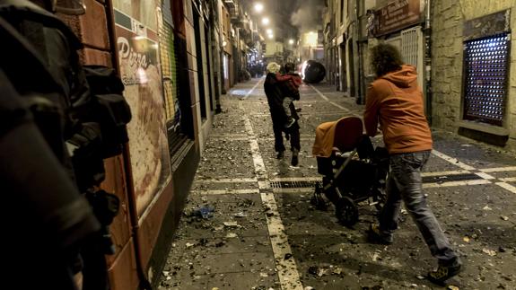 La juez investiga si unos «incidentes» en Pamplona fueron terrorismo