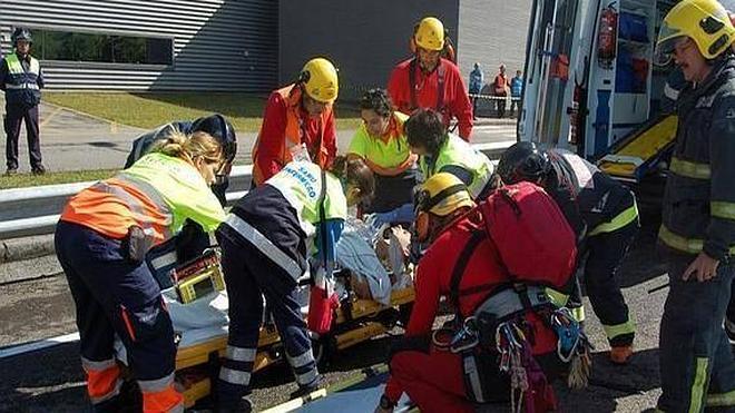 Solo se trataba de un simulacro