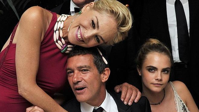 Antonio Banderas y Sharon Stone, algo más que amigos